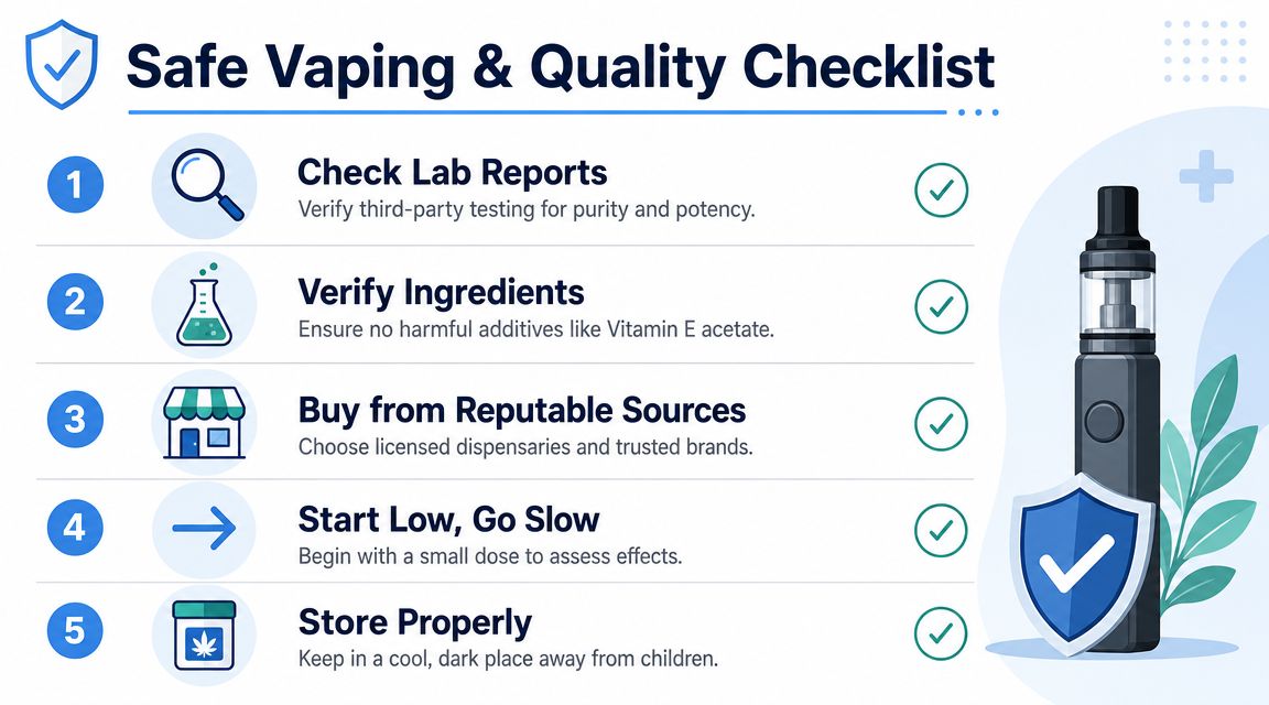 Safe Vaping and How to Spot Quality